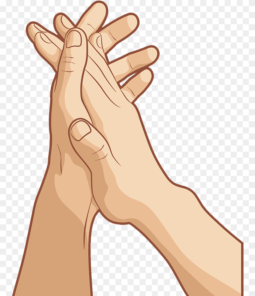 765x976 Picture Library Stock Hand Applause Clip Art And Welcome Taper Dans La Main, Massage, Person, Body Part, Finger Transparent PNG