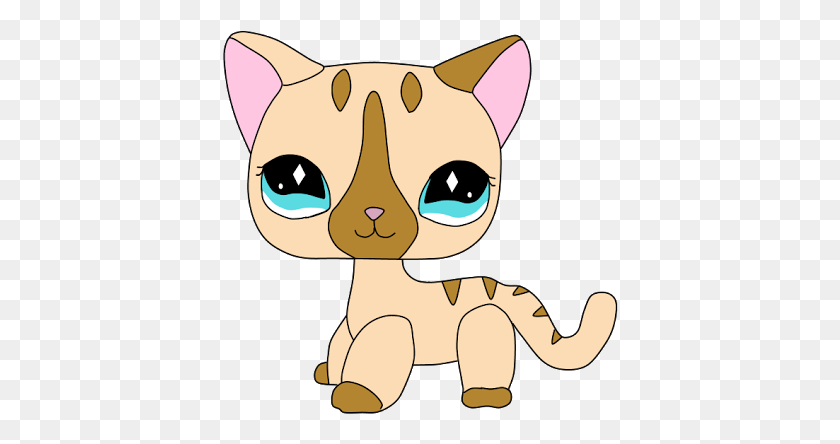 396x384 Picture Lps Short Hair Cat, Pet, Animal, Mammal HD PNG Download