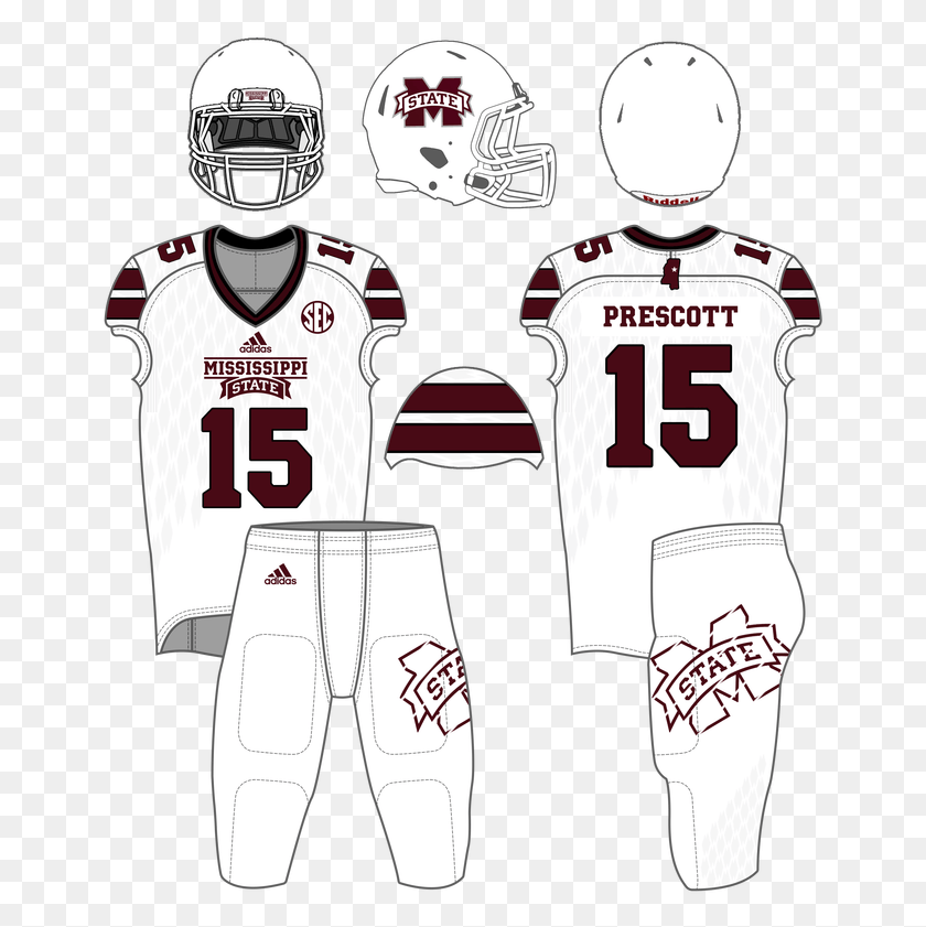 657x781 Picture Mississippi State Football Uniform, Clothing, Apparel, Shirt HD PNG Download