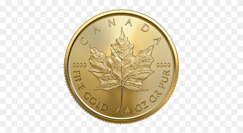 403x402 Picture Of 2019 14 Oz Canadian Gold Maple Leaf Canadian Gold Maple Leaf, Money, Coin, Clock Tower HD PNG Download
