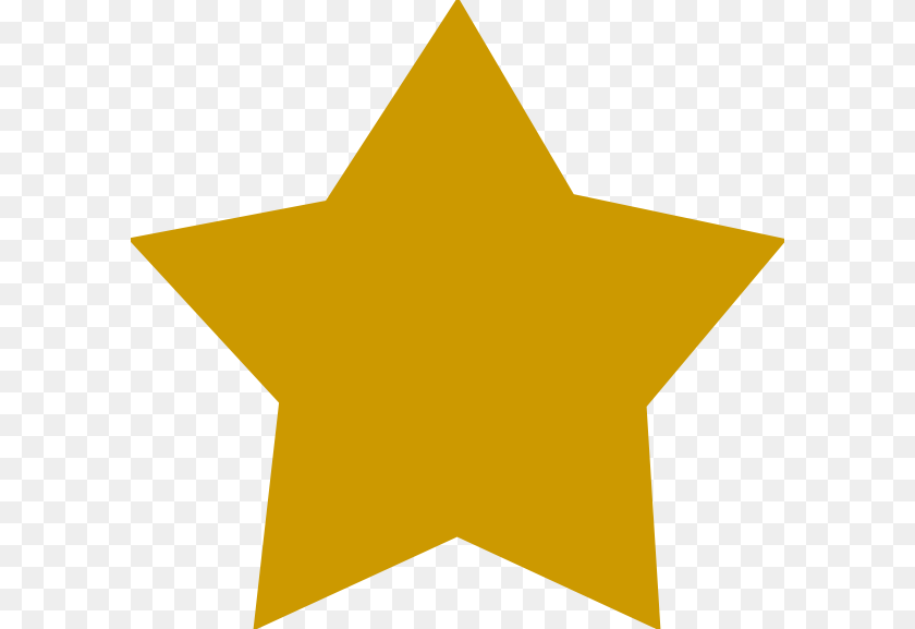 600x577 Picture Of A Gold Star, Star Symbol, Symbol, Animal, Fish Sticker PNG