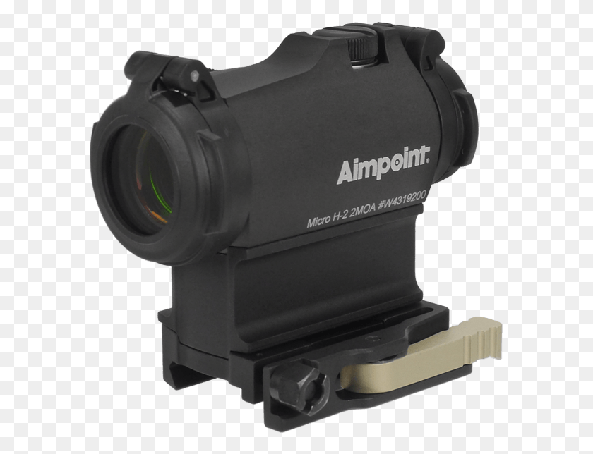 587x584 Descargar Png Picture Of Aimpoint Micro H 2 2 Moa Aimpoint Comp M5 39Mm Lrp, Máquina, Cámara, Electrónica Hd Png