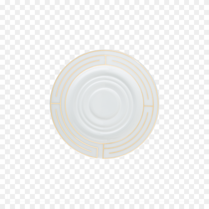1024x1024 Picture Of Araine Pr Saucer 17 Cm Gold Line Circle, Pottery, Porcelain HD PNG Download
