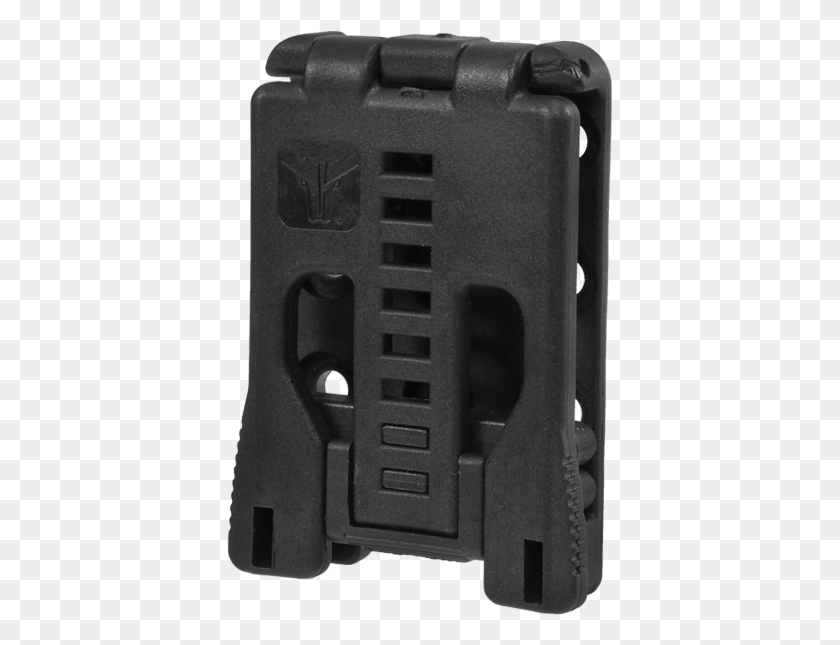 387x585 Picture Of Cdc Holster Tek Lok Assembly Gadget, Electronics, Tape Player, Adapter HD PNG Download
