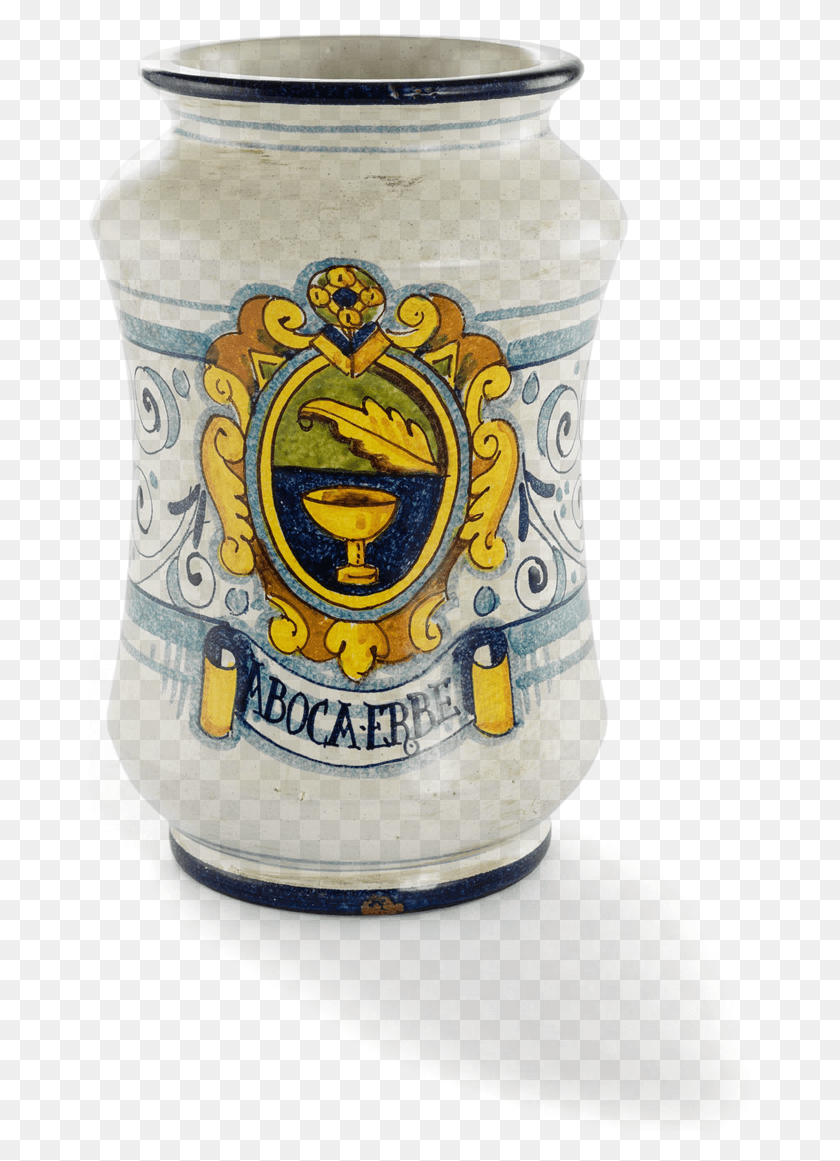 663x1101 Picture Of Ceramic Jar With Aboca Crest, Jug, Stein, Lager HD PNG Download