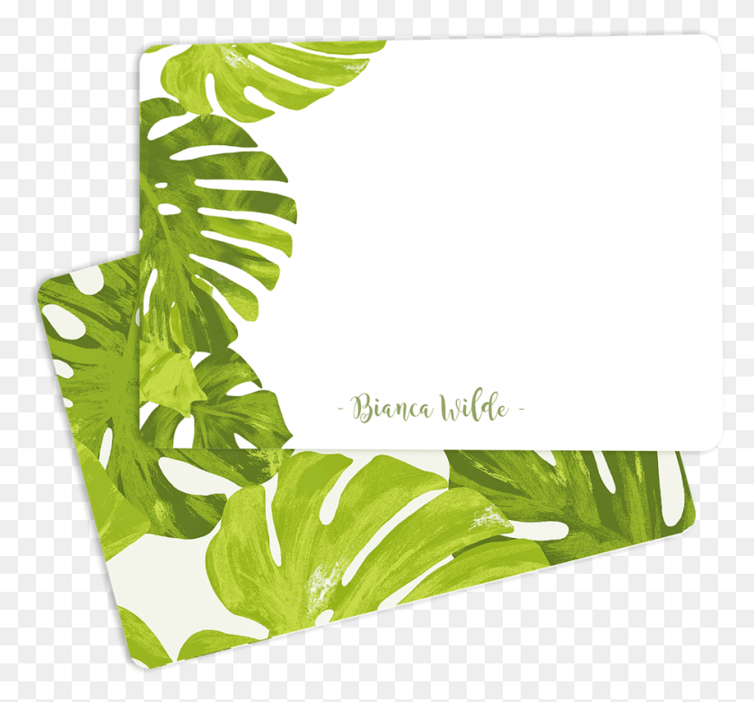 933x865 Descargar Png Picture Of Delicious Monster Notecard Paper, Verde, Hoja, Planta Hd Png