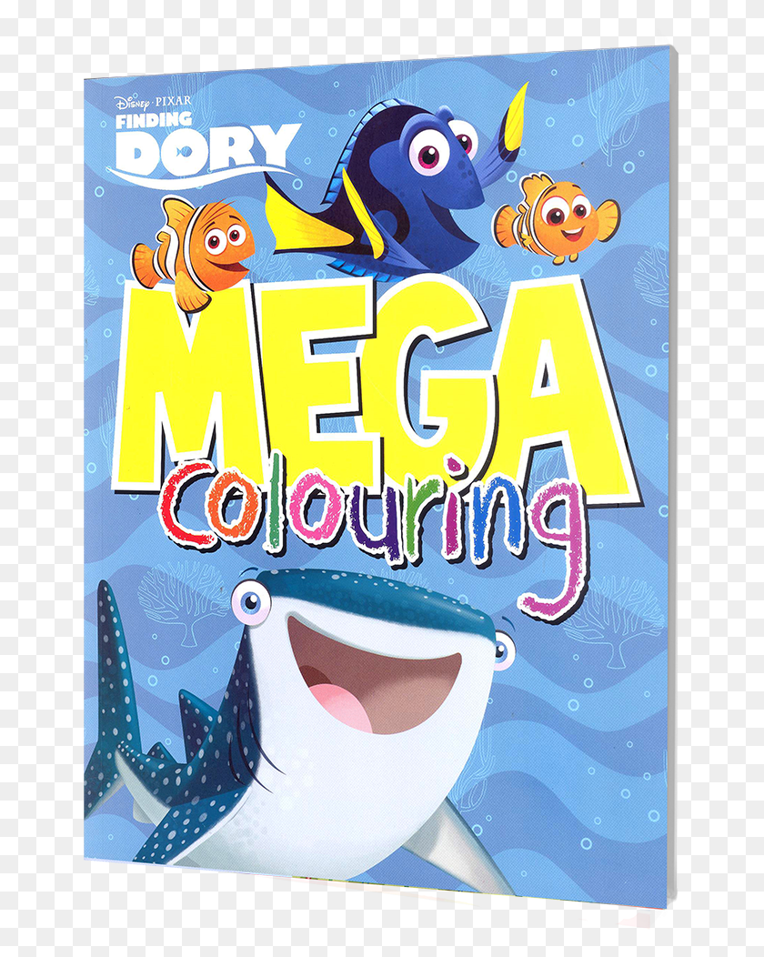 658x992 Picture Of Disney Mega Coloring Finding Dory, Flyer, Poster, Paper HD PNG Download