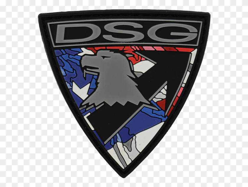 588x574 Descargar Png Picture Of Dsg Badge Pvc Patch Dsg, Armor, Reloj De Pulsera, Escudo Hd Png