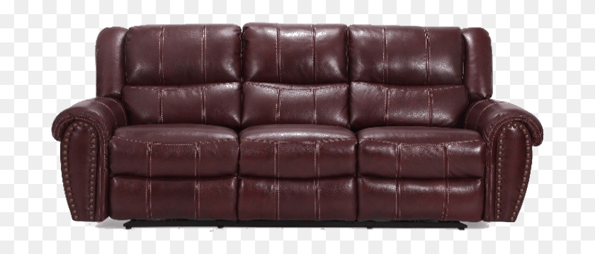 699x299 Picture Of Dual Reclining Sofa Studio Couch, Furniture, Armchair, Chair HD PNG Download