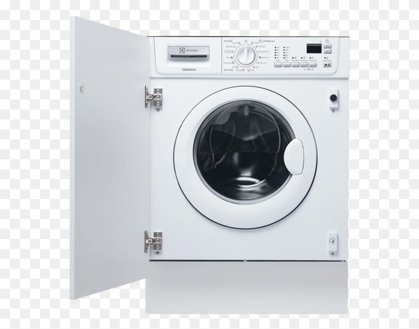564x601 Picture Of Electrolux Ewx147410w Integrated Washer Electrolux Time Manager Washer Dryer Manual, Appliance HD PNG Download