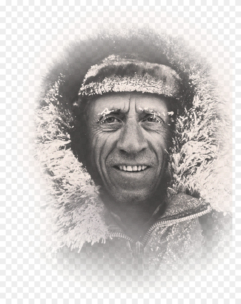 902x1156 Picture Of Fred Bear In A Large Winter Coat Monochrome, Face, Person, Human HD PNG Download