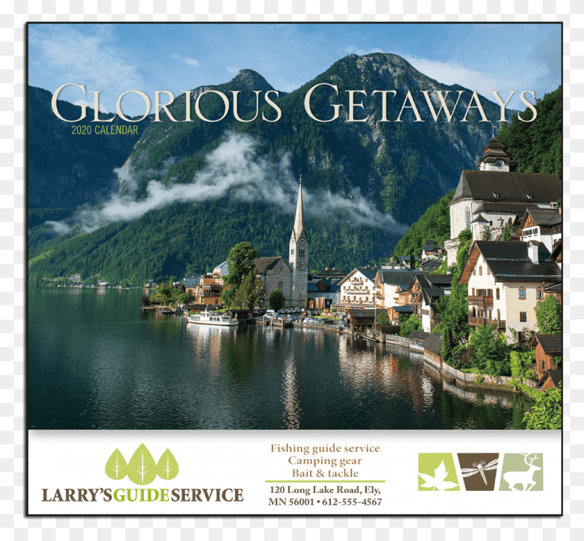 1018x939 Picture Of Glorious Getaways Wall Calendar Bad Goisern, Nature, Outdoors, Water HD PNG Download