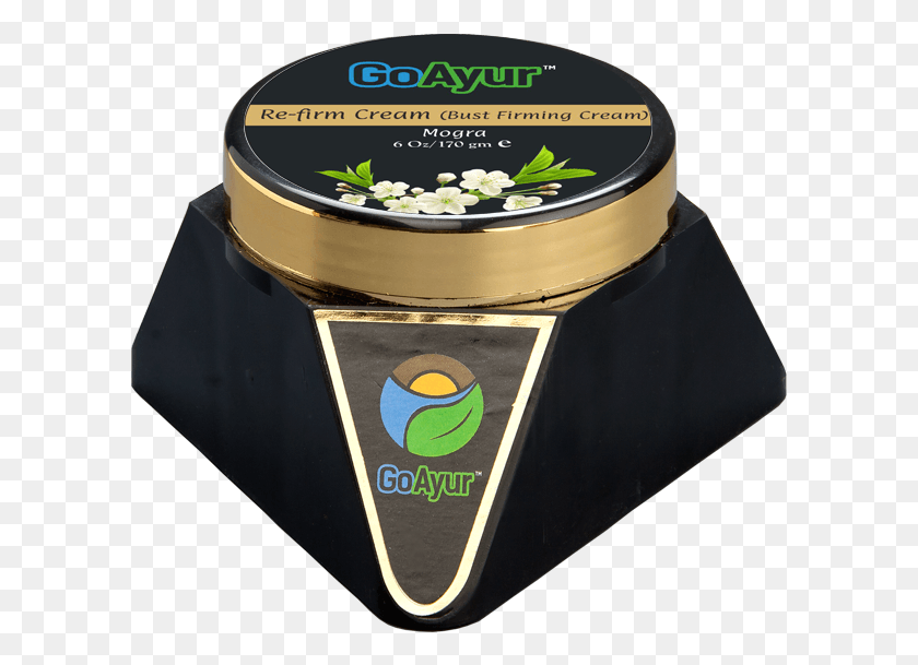 601x549 Picture Of Goayur Mogra Re Firm Cream Firming, Jar, Tin, Text HD PNG Download