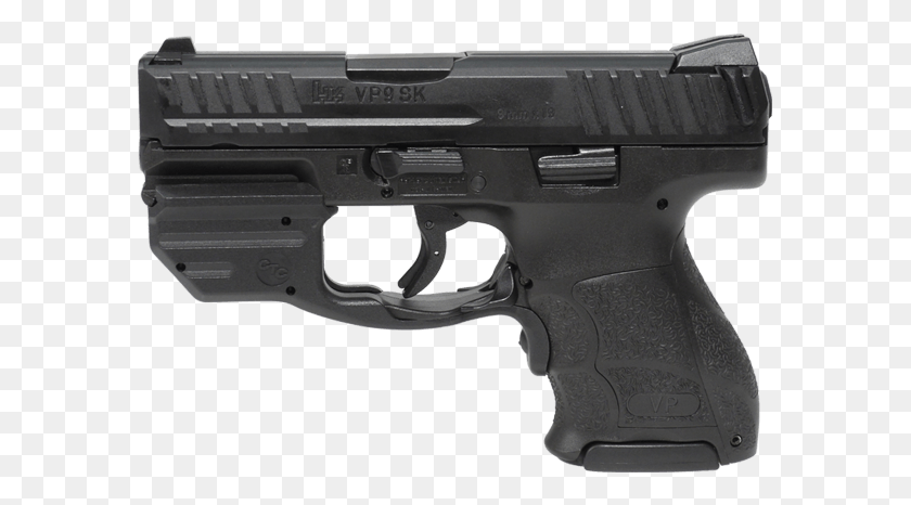 587x406 Picture Of Heckler Amp Koch Vp9sk Crimson Trace Green Glock, Gun, Weapon, Weaponry HD PNG Download