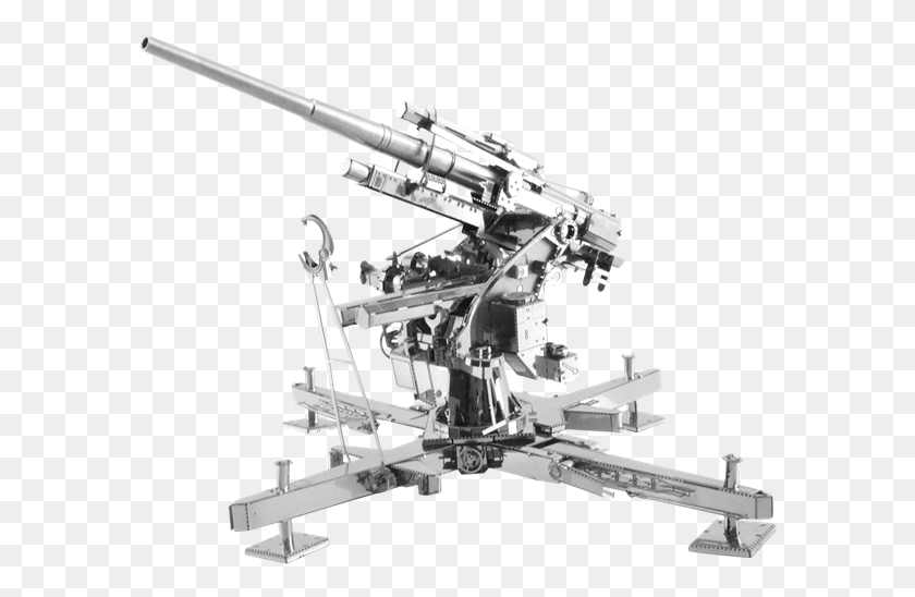 586x488 Picture Of Iconx German Flak 8.8 Cm Flak, Telescope, Toy, Weapon HD PNG Download