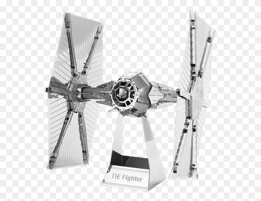 549x587 Descargar Png Picture Of Imperial Tie Fighter Metal Earth Star Wars Tie Fighter, Machine, Hélice Hd Png