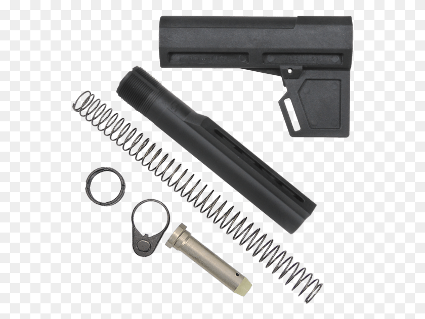 556x571 Picture Of Kak Industry Shockwave Arm Brace With Buffer Tube Kit, Weapon, Weaponry, Gun HD PNG Download