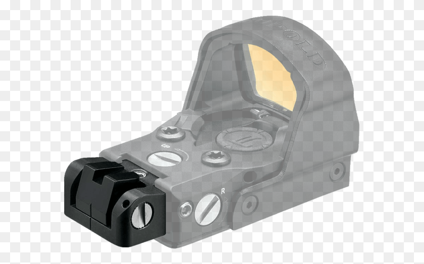 587x463 Picture Of Leupold Deltapoint Pro Rear Iron Sight Leupold Deltapoint Pro Moa, Gun, Weapon, Weaponry HD PNG Download