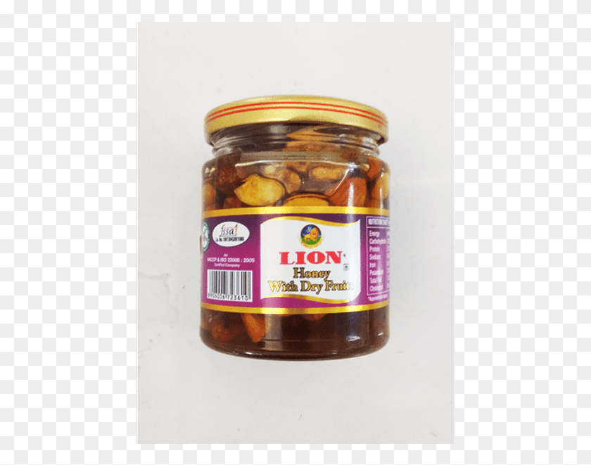 455x601 Picture Of Lion Honey With Dry Fruits Lion Honey With Dry Fruits, Relish, Food, Pickle HD PNG Download