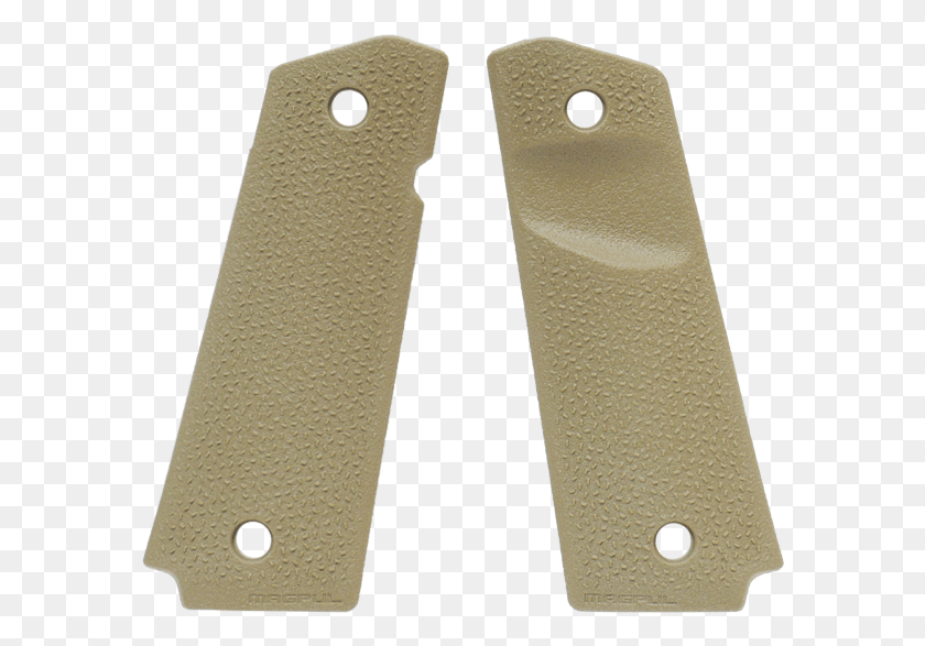 586x527 Picture Of Magpul Moe 1911 Grip Panels Tsp Textured Lok Grips Ivory, Cutlery, Spoon, Wood HD PNG Download