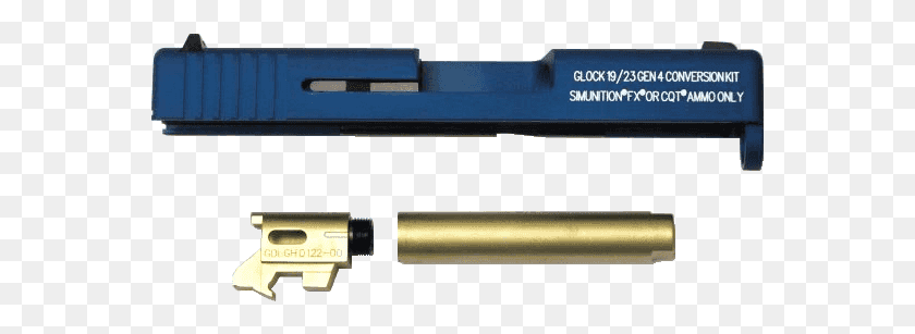 564x247 Picture Of Simunition Glock 17223135 Conversión De Diapositivas Glock 17 Simunition Slide, Arma, Arma, Municiones Hd Png