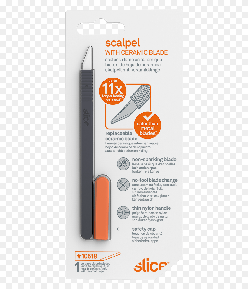 406x920 Picture Of Slice Ceramic Scalpel Tool, Mobile Phone, Phone, Electronics HD PNG Download