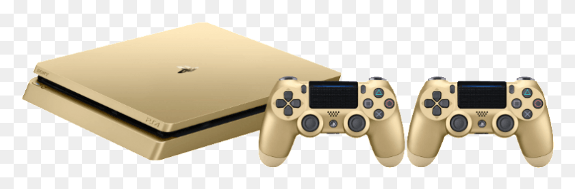 785x219 Picture Of Sony Playstation 4 Ps4 Gold 500gb Slim, Electronics, Gun, Weapon HD PNG Download