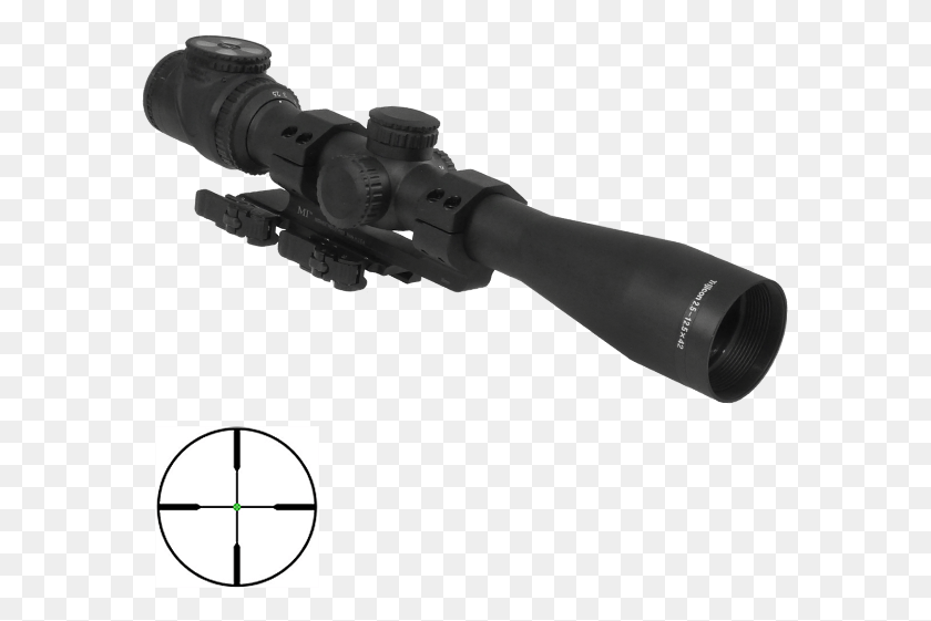 585x501 Изображение Оптического Прибора Trijicon Accupower, Пистолет, Оружие, Вооружение Hd Png Скачать