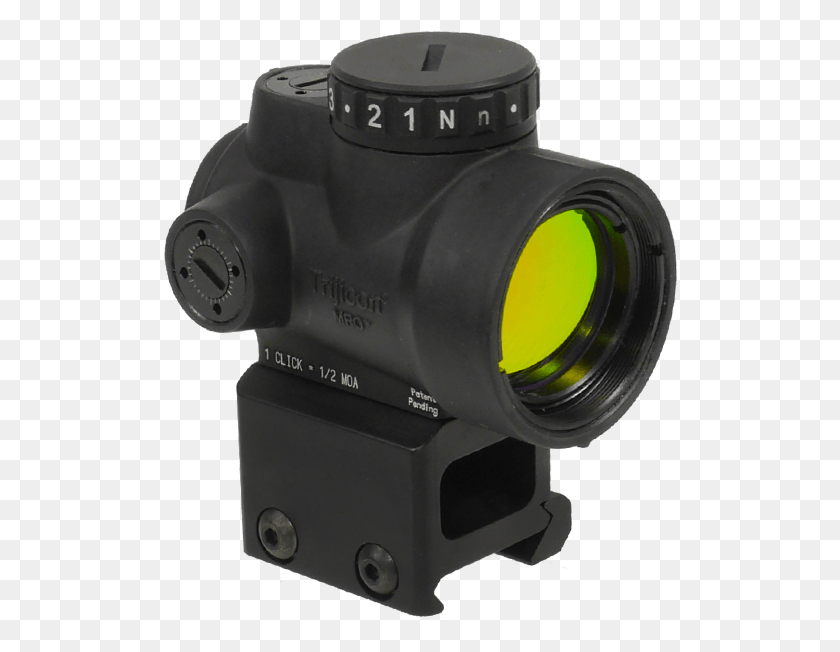 516x592 Picture Of Trijicon Mro Camera Lens, Camera, Electronics, Machine HD PNG Download