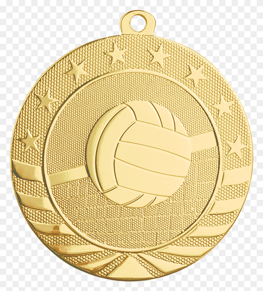 1501x1679 Picture Of Volleyball Starbrite Medal Soccer Medal, Gold, Trophy, Gold Medal HD PNG Download