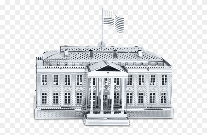578x489 Picture Of White House Metal Earth Large Models, Mansion, House, Housing HD PNG Download