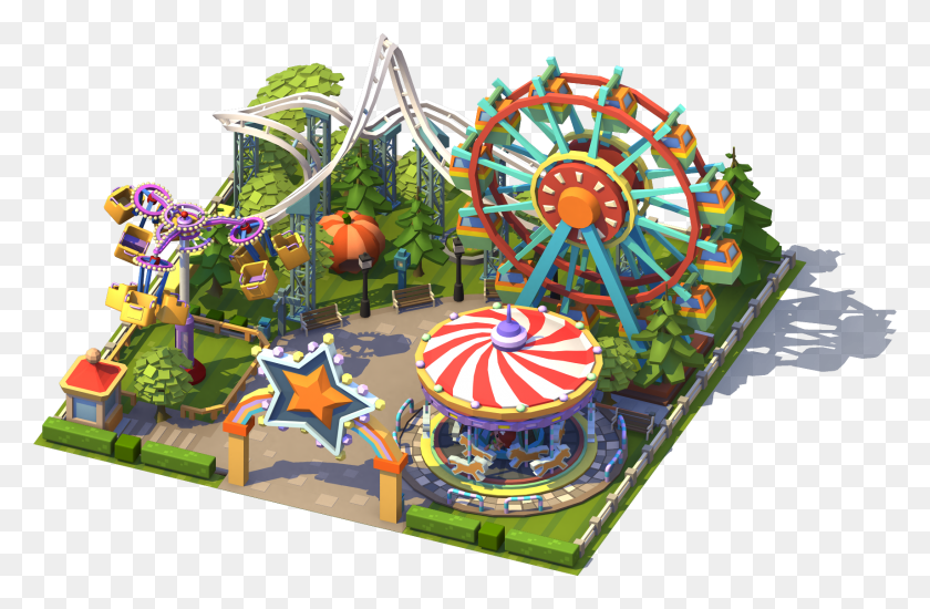 1712x1077 Picture Park Simcity Parque De Atracciones, Parque Temático, Parque De Atracciones, Juguete Hd Png