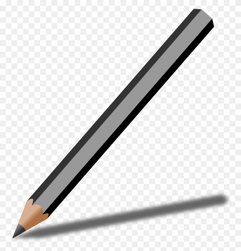 2301x2401 Picture Royalty Free Clipart Of Pencils Grey Pencil Clipart, Blade, Weapon, Weaponry HD PNG Download
