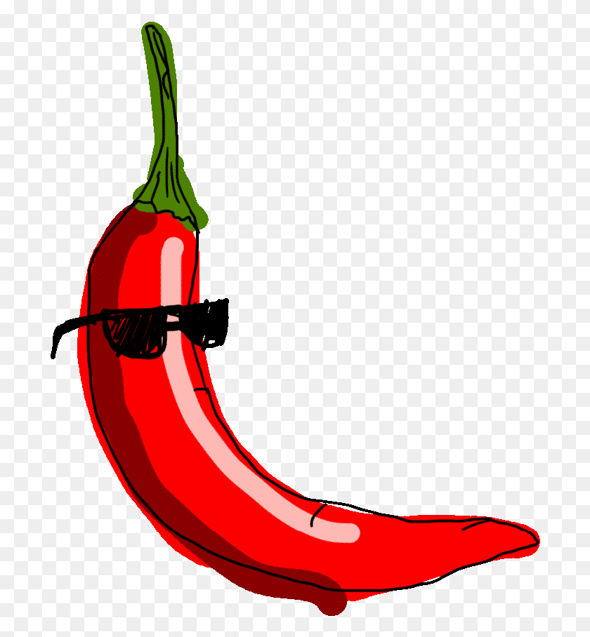 698x848 Picture Royalty Free Library Hot Pepper Drawing At Chilli Pepper Drawing, Plant, Vegetable, Food HD PNG Download