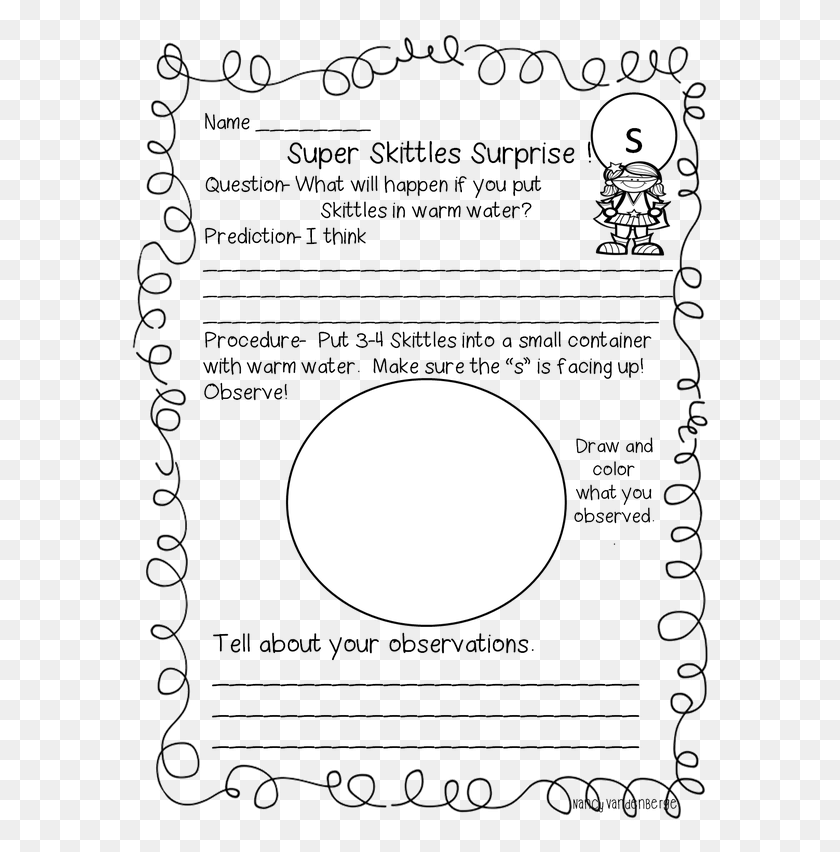 582x792 Picture Skittles Science Experiment Worksheet, Moon, Outer Space, Night HD PNG Download