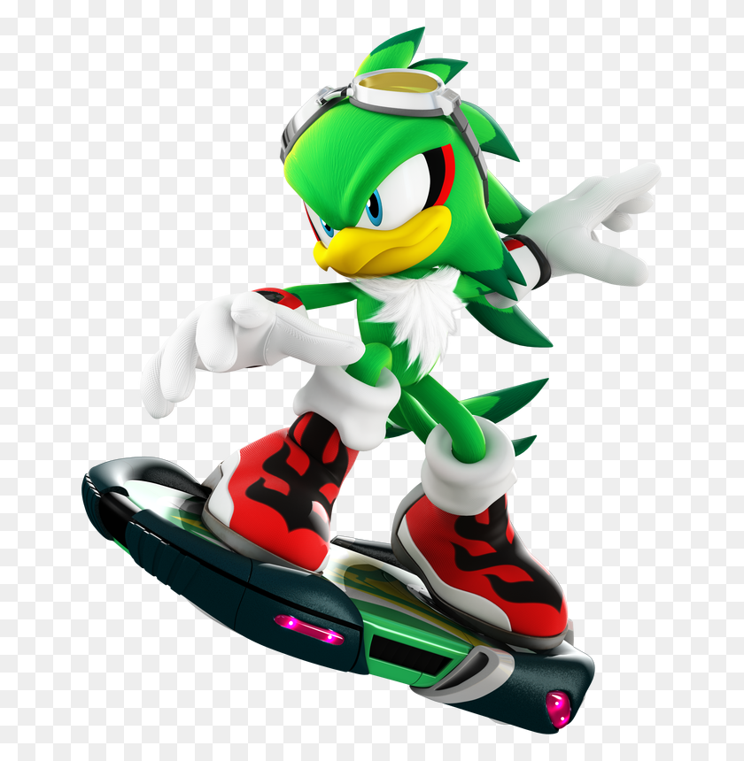 655x800 Picture Sonic Free Riders Jet The Hawk, Toy, Mascot, Vehicle HD PNG Download