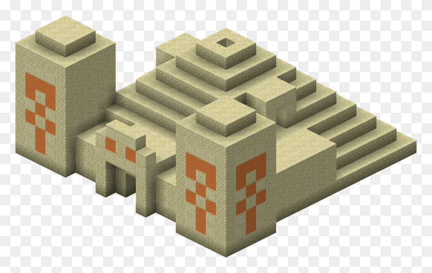 1100x666 Рисунок Templo Del Desierto Minecraft, Стол, Мебель, Игрушка Hd Png Скачать