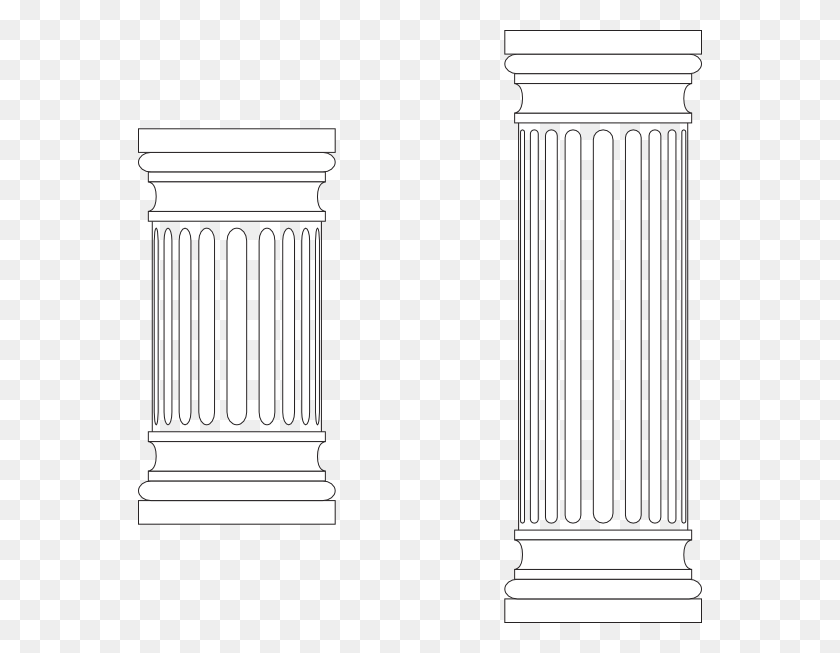 564x593 Picture Transparent Marble Columns Clip Art Transparent Ancient Roman Column, Architecture, Building, Pillar HD PNG Download