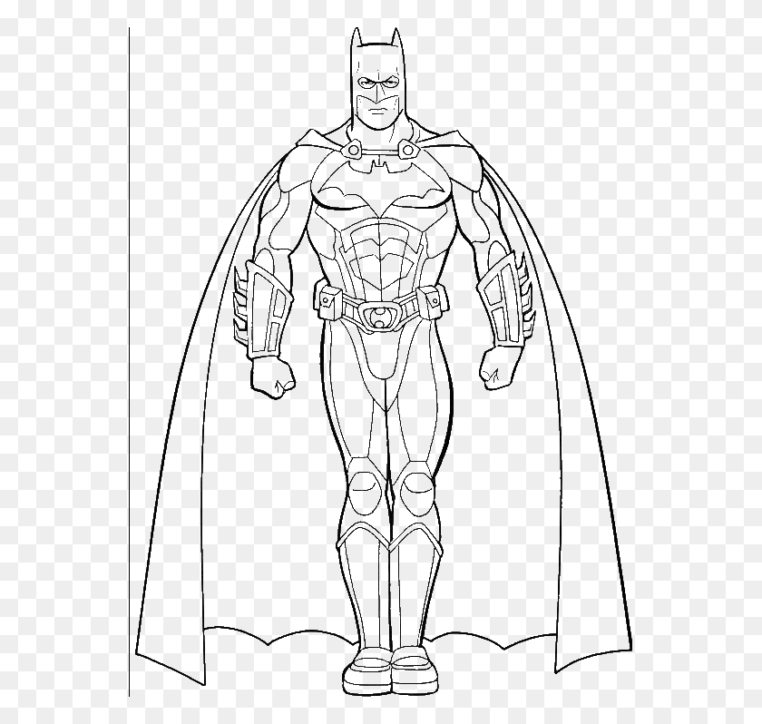555x738 Pictures Of Batman Coloring For Kids Super Hero Coloring Colouring Pages Of Bat Man, Person, Human HD PNG Download