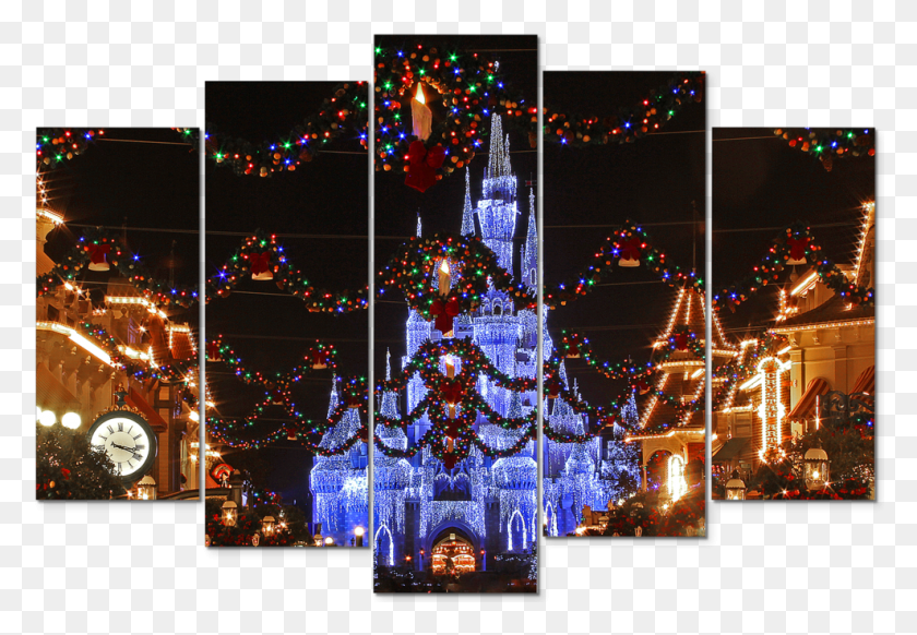 988x662 Кусок Диснея Canvas Art Disney World Замок Золушки, Освещение, Парк Развлечений, Тематический Парк Png Скачать