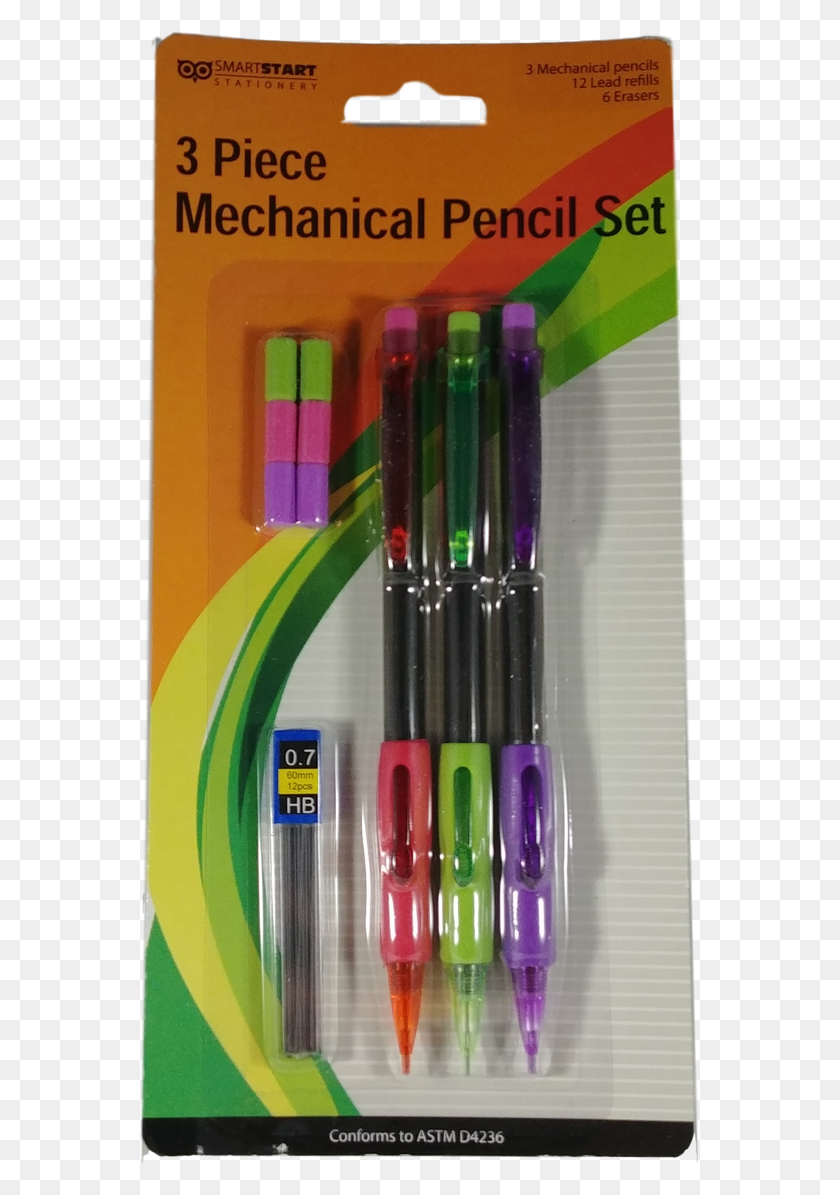 563x1135 Piece Mechanical Pencil Set Extra Erasers And Leads Marking Tools, Pen, Marker, Cosmetics HD PNG Download