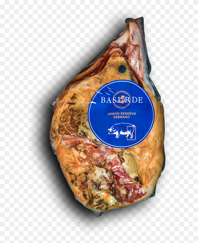 621x970 Piece Of Boneless Serrano Ham With A V Shaped Cut Flamiche, Pork, Food, Lobster HD PNG Download