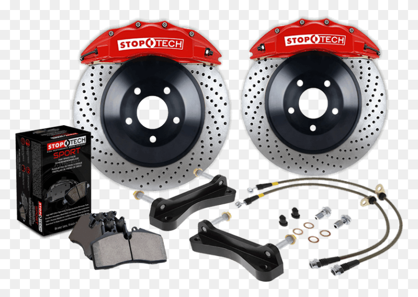 814x560 Piece Rotor Big Brake Kits E53 Big Brake Kit, Helmet, Clothing, Apparel HD PNG Download