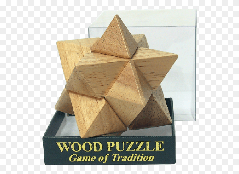 546x552 Piece Wooden Star Puzzle 6 Piece Wooden Puzzle, Wood, Plywood, Box HD PNG Download