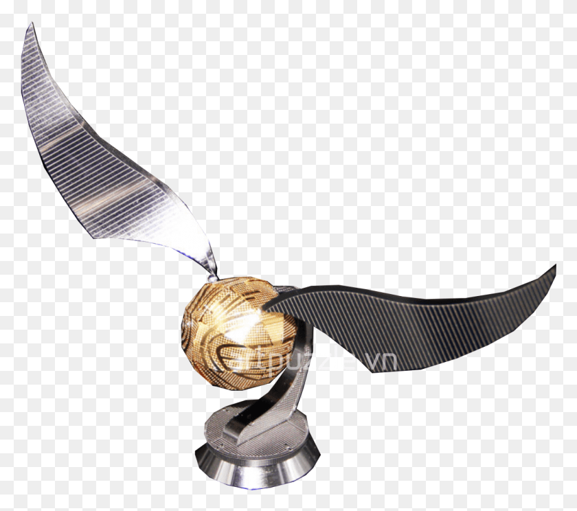 1096x962 Piecefun Golden Snitch Trophy, Gold, Blade, Weapon HD PNG Download