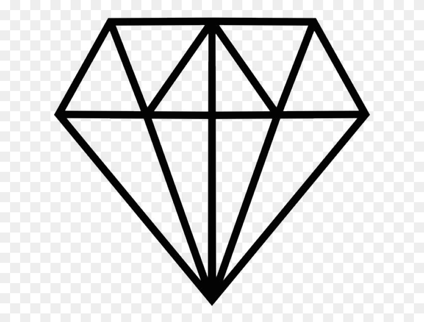 627x577 Piedras Preciosas Para Dibujar, Triangle, Star Symbol, Symbol HD PNG Download