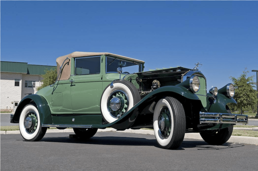 Pierce Arrow Model B Convertible Coupe 1930 Windshield, Car, Hot Rod, Transportation, Vehicle Sticker PNG