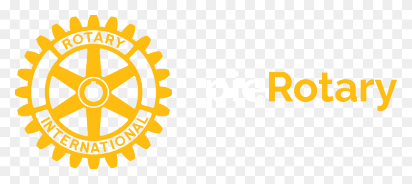 1009x410 Pierotary Logo Rotary International Service Above Self, Machine, Gear HD PNG Download