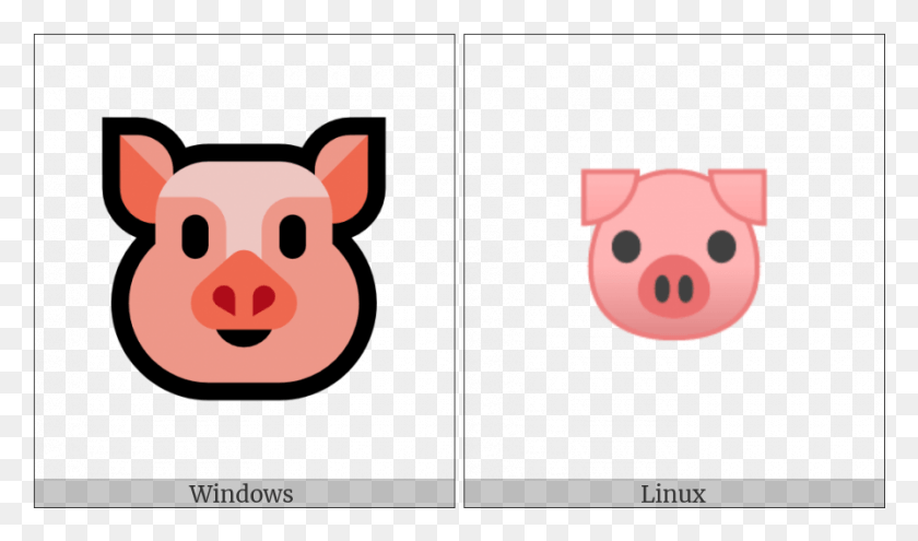 892x498 Pig Face On Various Operating Systems, Pig, Mammal, Animal HD PNG Download
