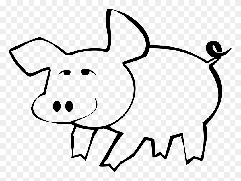 2293x1679 Pig Outline Outline Images Of Pig, Gray, World Of Warcraft HD PNG Download